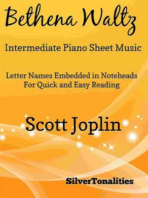 cover image of Bethena Waltz Intermediate Piano Sheet Music